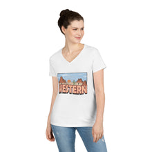 Load image into Gallery viewer, Western V-Neck T-Shirt