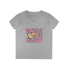 Load image into Gallery viewer, Put Em Up Cowboy V-Neck T-Shirt