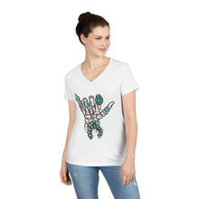 Load image into Gallery viewer, Turquoise Til I Die V-Neck T-Shirt