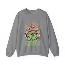 Load image into Gallery viewer, Howdy Grinch Crewneck Sweatshirt