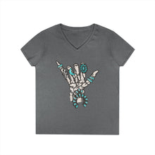 Load image into Gallery viewer, Turquoise Til I Die V-Neck T-Shirt