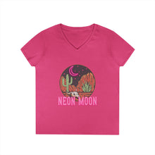Load image into Gallery viewer, Neon Moon V-Neck T-Shirt