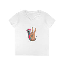 Load image into Gallery viewer, Peace V-Neck T-Shirt