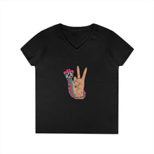 Load image into Gallery viewer, Peace V-Neck T-Shirt