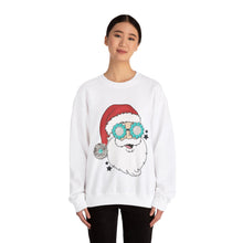 Load image into Gallery viewer, Turquoise Santa Crewneck Sweatshirt
