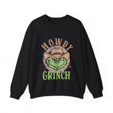 Load image into Gallery viewer, Howdy Grinch Crewneck Sweatshirt