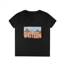 Load image into Gallery viewer, Western V-Neck T-Shirt