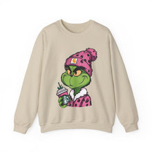 Load image into Gallery viewer, Coffee Grinch Crewneck Sweatshirt