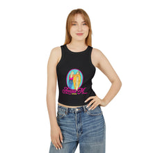 Load image into Gallery viewer, AMA Retro Graphic Racer Tank Top for Women - Summer Casual Wear