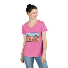 Load image into Gallery viewer, Western V-Neck T-Shirt