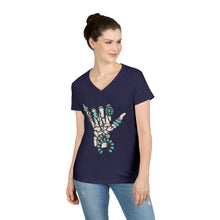 Load image into Gallery viewer, Turquoise Til I Die V-Neck T-Shirt