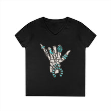 Load image into Gallery viewer, Turquoise Til I Die V-Neck T-Shirt
