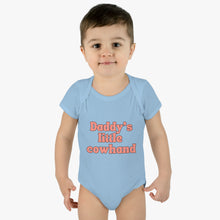 Load image into Gallery viewer, Daddy's Little Cowhand Baby Bodysuit