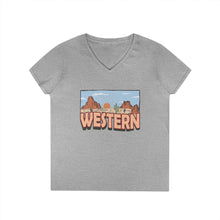 Load image into Gallery viewer, Western V-Neck T-Shirt
