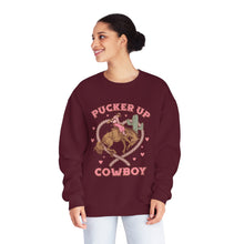 Load image into Gallery viewer, Pucker Up Cowboy Sweatshirt