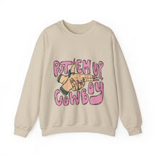 Load image into Gallery viewer, Put Em Up Cowboy Crewneck Sweatshirt