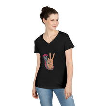 Load image into Gallery viewer, Peace V-Neck T-Shirt
