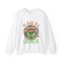 Load image into Gallery viewer, Howdy Grinch Crewneck Sweatshirt