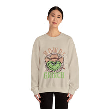 Load image into Gallery viewer, Howdy Grinch Crewneck Sweatshirt