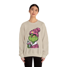 Load image into Gallery viewer, Coffee Grinch Crewneck Sweatshirt