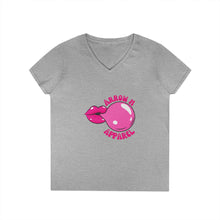 Load image into Gallery viewer, Arrow M Bubble Gum V-Neck T-Shirt