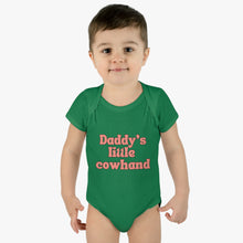 Load image into Gallery viewer, Daddy's Little Cowhand Baby Bodysuit