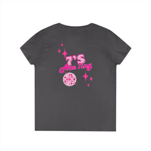 Load image into Gallery viewer, 7s are 7ing V-Neck T-Shirt (art work on back)