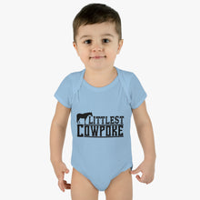 Load image into Gallery viewer, Littlest Cowpoke Baby Bodysuit