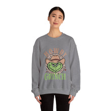 Load image into Gallery viewer, Howdy Grinch Crewneck Sweatshirt