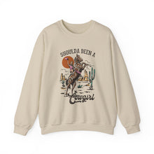 Load image into Gallery viewer, Should Have Been A Cowgirl Crewneck Sweatshirt
