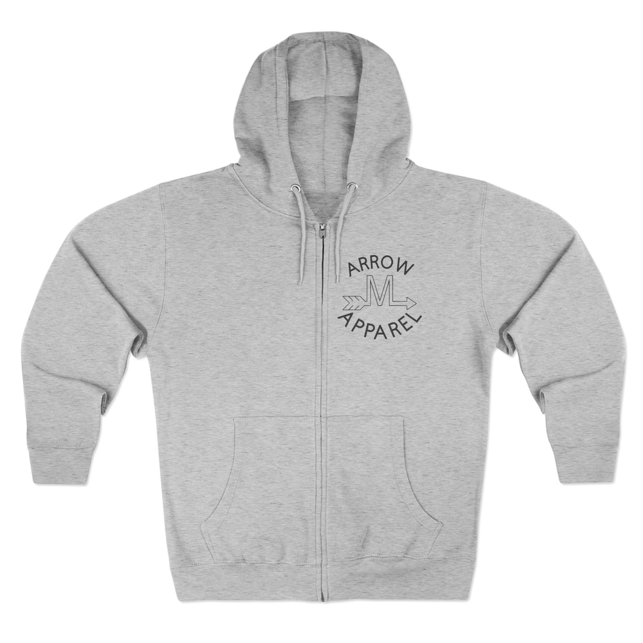 Arrow M Apparel Full Zip Hoodie Arrow M Apparel Full Zip Hoodie
