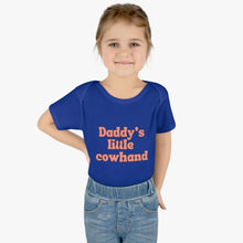 Load image into Gallery viewer, Daddy's Little Cowhand Baby Bodysuit