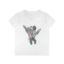 Load image into Gallery viewer, Turquoise Til I Die V-Neck T-Shirt