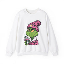 Load image into Gallery viewer, Coffee Grinch Crewneck Sweatshirt