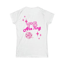 Load image into Gallery viewer, Arrow M Apparel Women's Softstyle Tee With 7s are 7ing on back