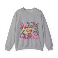 Load image into Gallery viewer, Put Em Up Cowboy Crewneck Sweatshirt