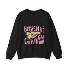 Load image into Gallery viewer, Put Em Up Cowboy Crewneck Sweatshirt