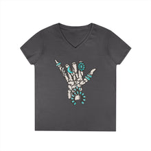 Load image into Gallery viewer, Turquoise Til I Die V-Neck T-Shirt