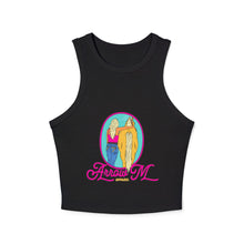 Load image into Gallery viewer, AMA Retro Graphic Racer Tank Top for Women - Summer Casual Wear