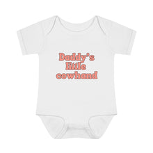 Load image into Gallery viewer, Daddy's Little Cowhand Baby Bodysuit
