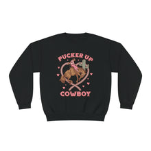 Load image into Gallery viewer, Pucker Up Cowboy Sweatshirt