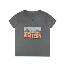Load image into Gallery viewer, Western V-Neck T-Shirt