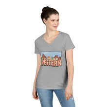 Load image into Gallery viewer, Western V-Neck T-Shirt
