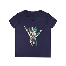 Load image into Gallery viewer, Turquoise Til I Die V-Neck T-Shirt