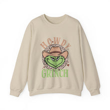 Load image into Gallery viewer, Howdy Grinch Crewneck Sweatshirt