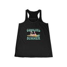 Load image into Gallery viewer, Cowgirl Summer Flowy Racerback Tank