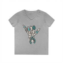 Load image into Gallery viewer, Turquoise Til I Die V-Neck T-Shirt