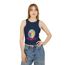 Load image into Gallery viewer, AMA Retro Graphic Racer Tank Top for Women - Summer Casual Wear