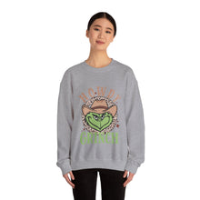 Load image into Gallery viewer, Howdy Grinch Crewneck Sweatshirt