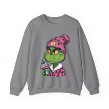 Load image into Gallery viewer, Coffee Grinch Crewneck Sweatshirt